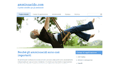 Desktop Screenshot of amminoacido.com