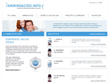 Tablet Screenshot of amminoacido.info